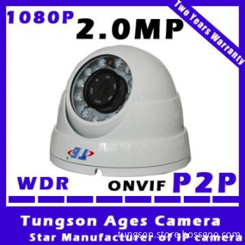ONVIF P2P Vandalproof IR Dome Camera CCTV Manufacturer,2.8-12MM Lens